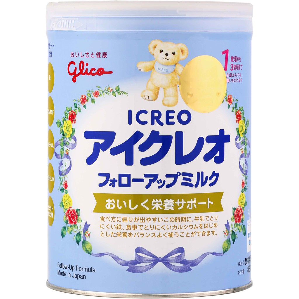 Sữa bột Glico Icreo Nhật Bản số 1 820g (dành cho trẻ 9 tháng trở lên)
