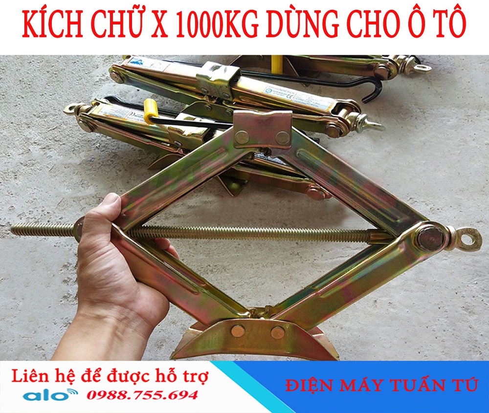 Kích ô tô Scissor Jack 1 ton