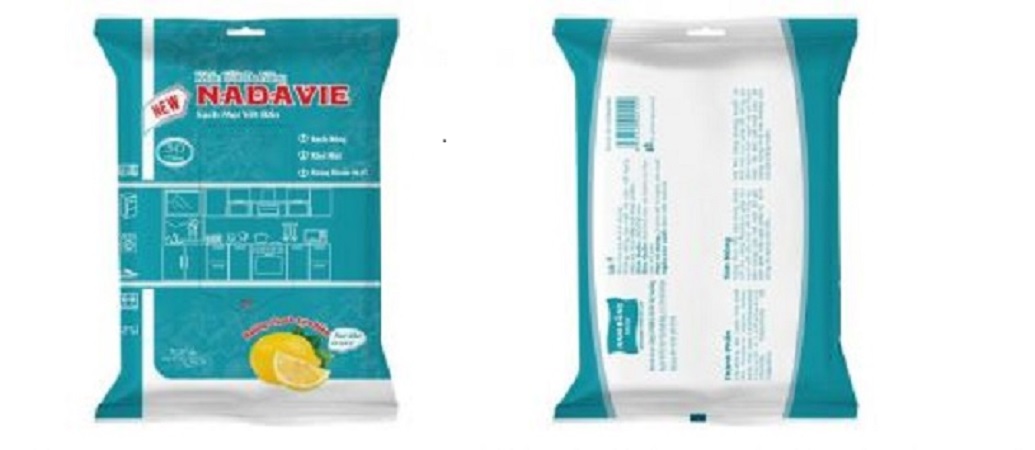Khăn ướt đa năng Nadave hương chanh 30 miếng
