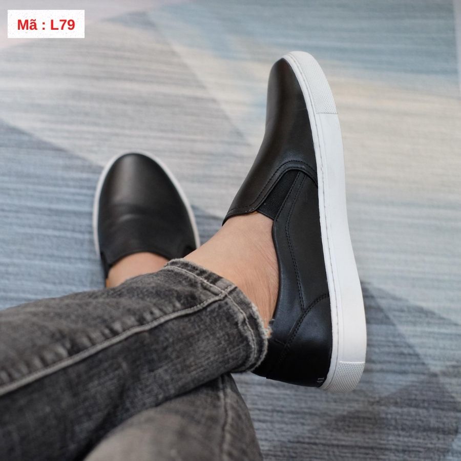 Giày Slipon Da Bò Xịn Sò