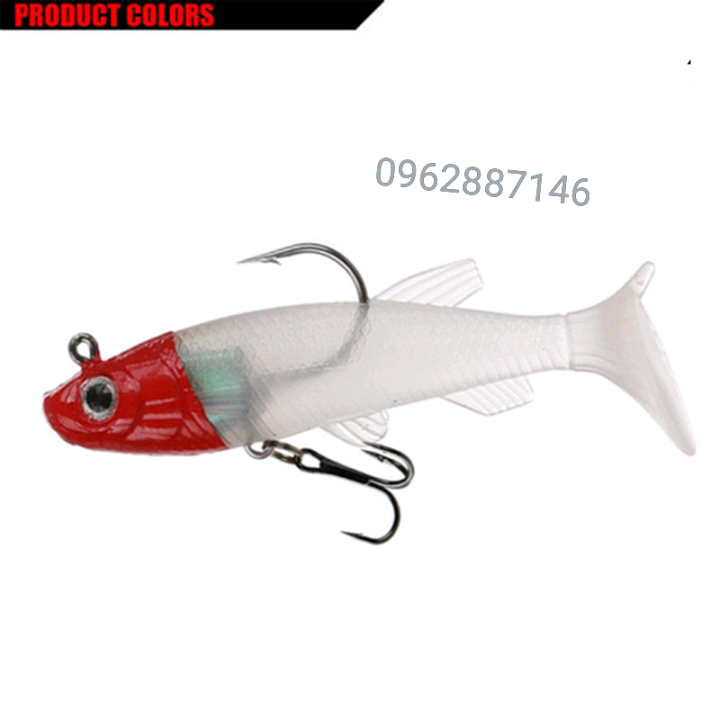 mồi lure mồi câu cá mồi mềm 9cm.14g loại 1