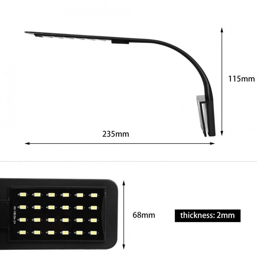 [HCM]Đèn Led Bể Cá Siêu Mỏng (Vỏ Đen)
