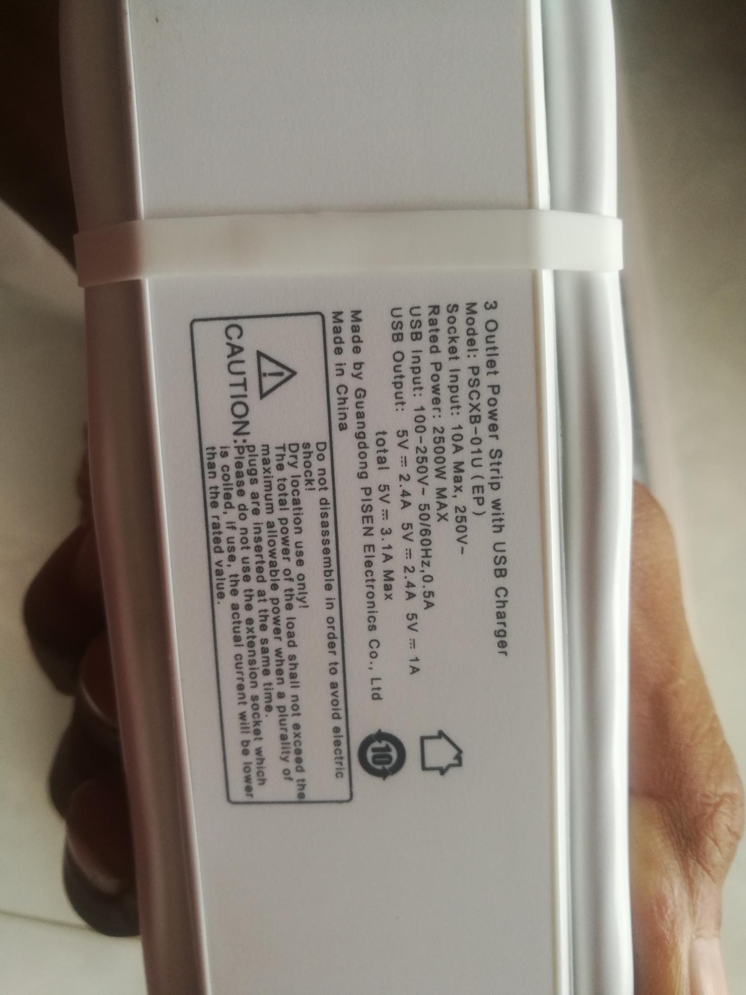 Ổ cắm điện Pisen PSCXB-01U  ( 3 x AC , 3 x USB )