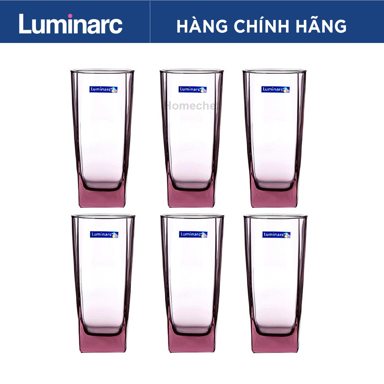 Bộ cốc thủy tinh Luminarc 330ml Sterling cao  G2519 / J5387 / J1583 / L1712 - Hàng chính hãng, chất liệu thủy tinh trong suốt, chịu nhiệt cao, bảo đảm an toàn vệ sinh, thiết kế tinh tế sang trọng, đẹp mắt