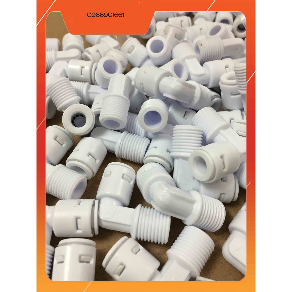 Bộ 2 cút góc nối nhanh zen13 ra phi 10