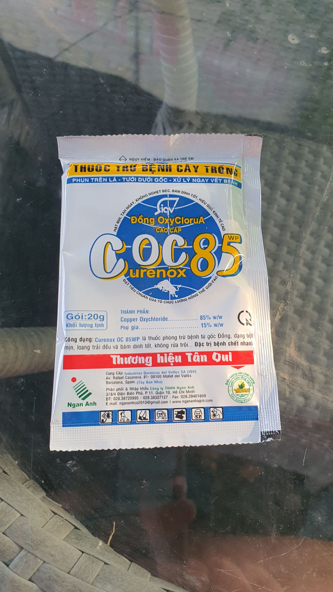 Thuốc trừ nấm bệnh Coc85 WP 20gram