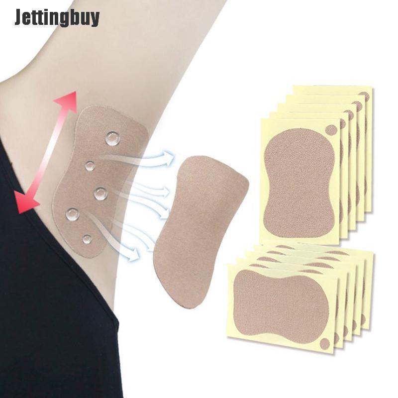 Jettingbuy Multifunction Armpit Underarm Sweat Pads Shield Plantar Absorbing Towels Sticker