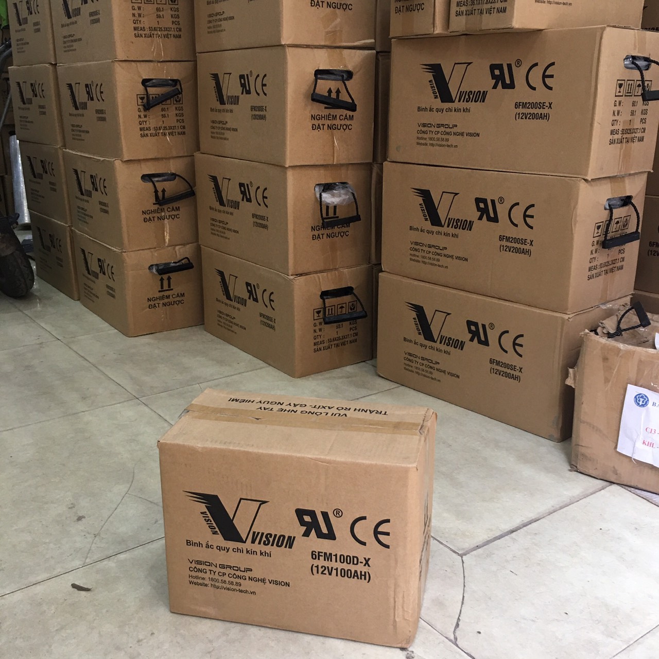ẮC QUY XẢ SÂU VISION 12V-100D-X (12V-100AH)
