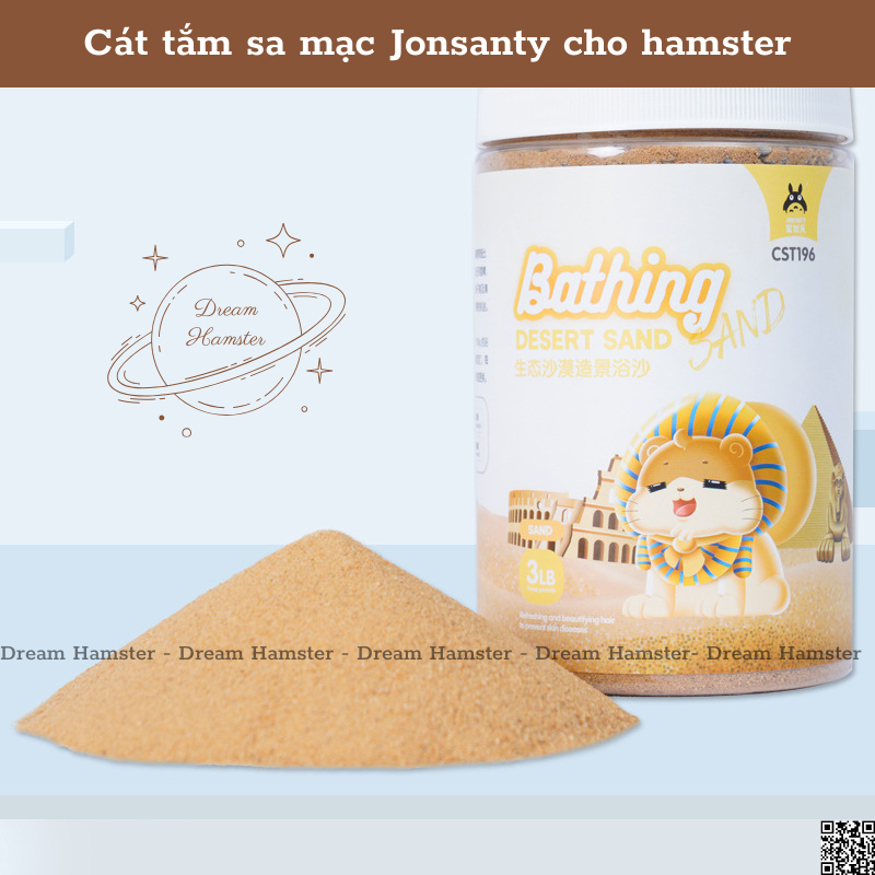 Cát tắm sa mạc Jonsanty dành cho hamster