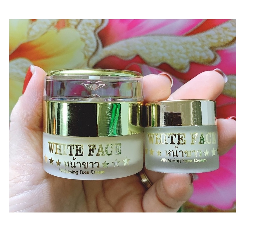 Kem Trắng Da Mặt Xóa Thâm Mờ Nám White Face Thái Lan - Mẫu mới