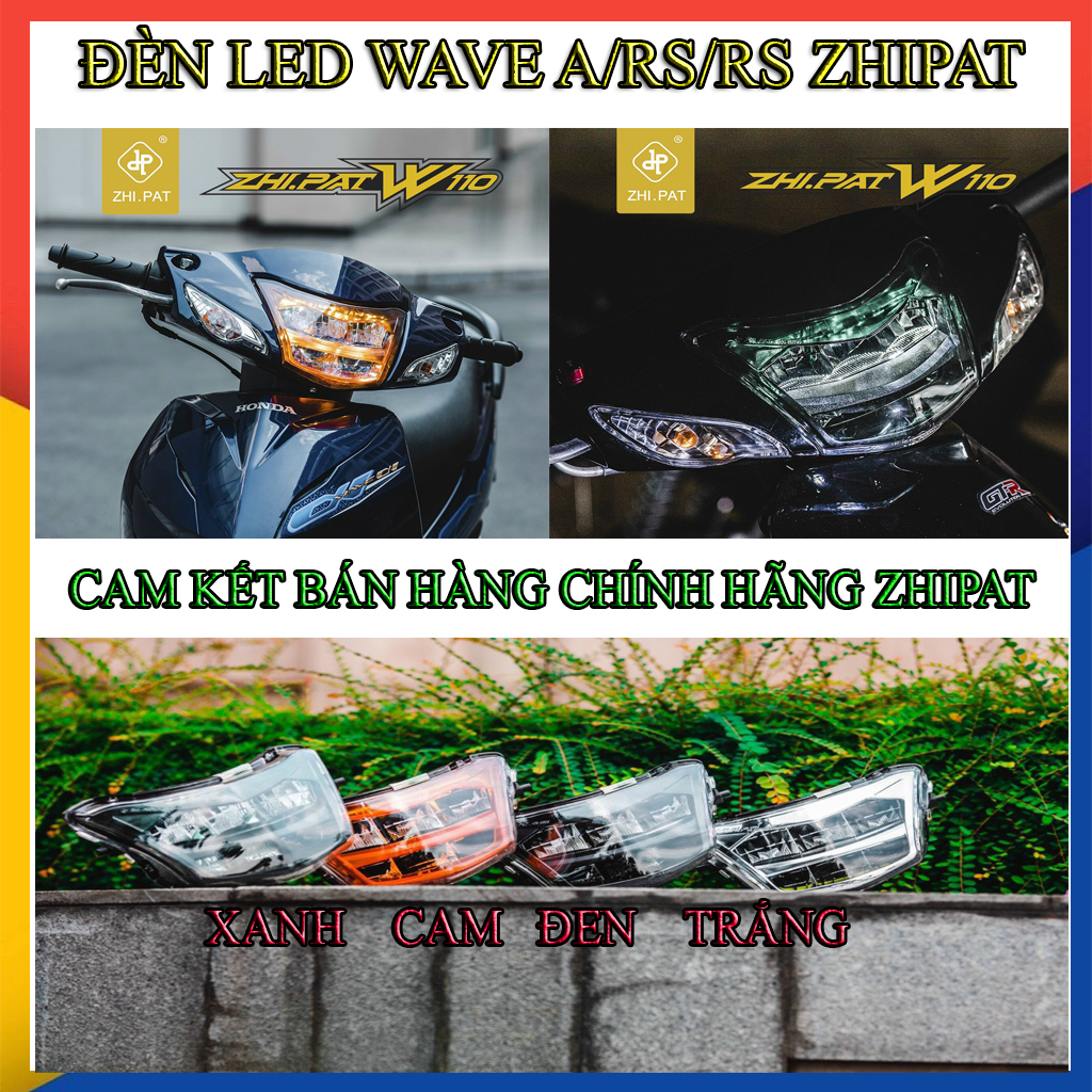 ĐÈN LED WAVE ZHIPAT CHÍNH HÃNG CHO WAVE A/S / RS MỚI ( BẢN VER 2020)