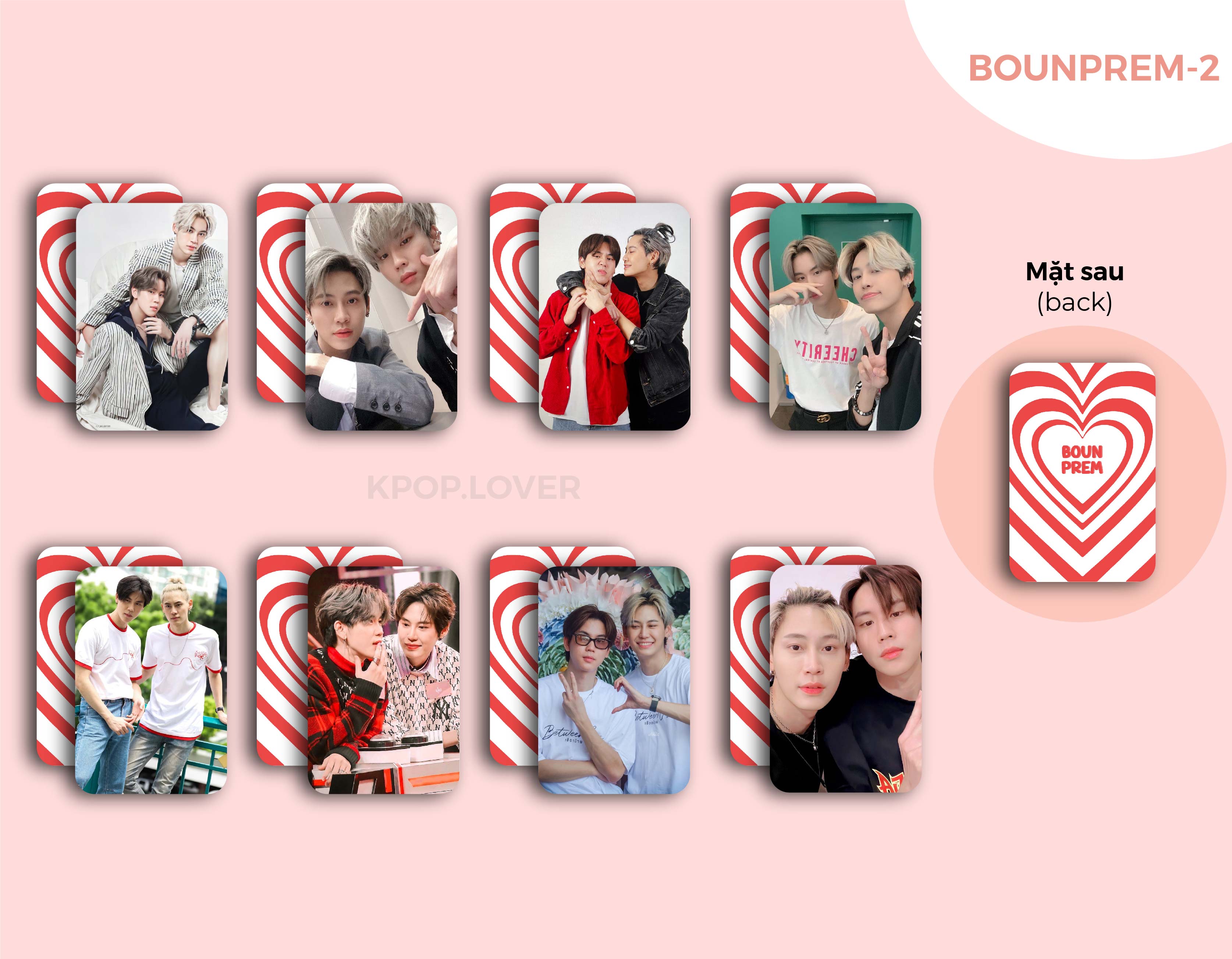 SET 8 CARD BO GÓC BOUNPREM