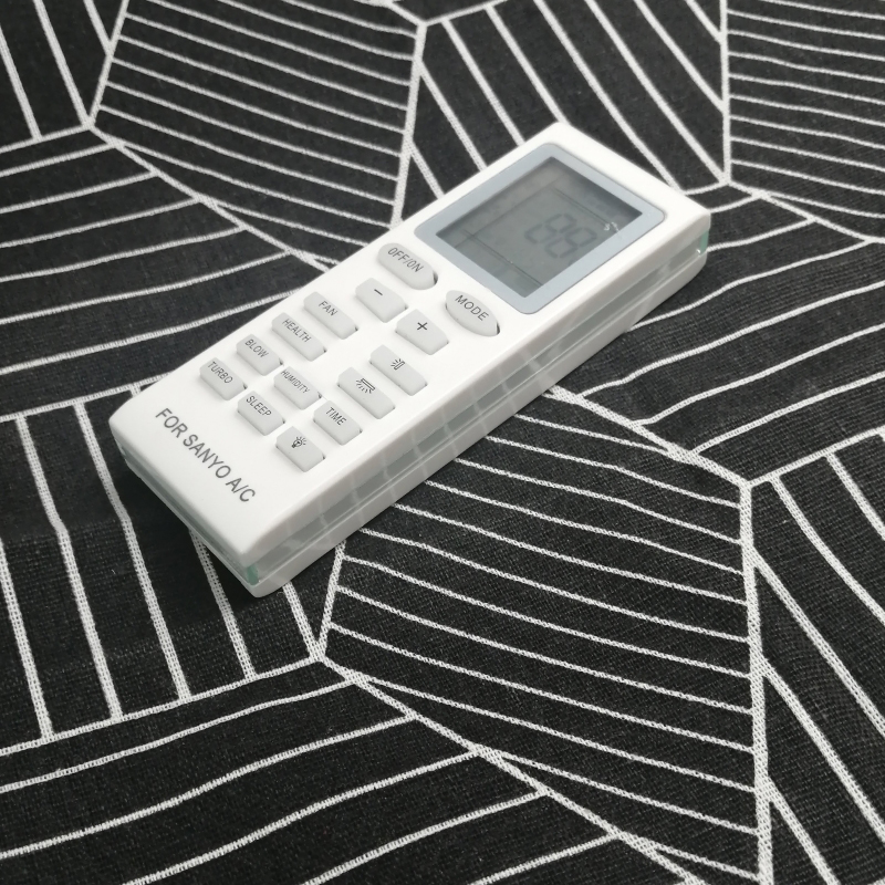 Điều Khiển điều h&ograve;a SANYO 2 chiều vu&ocirc;ng trắng