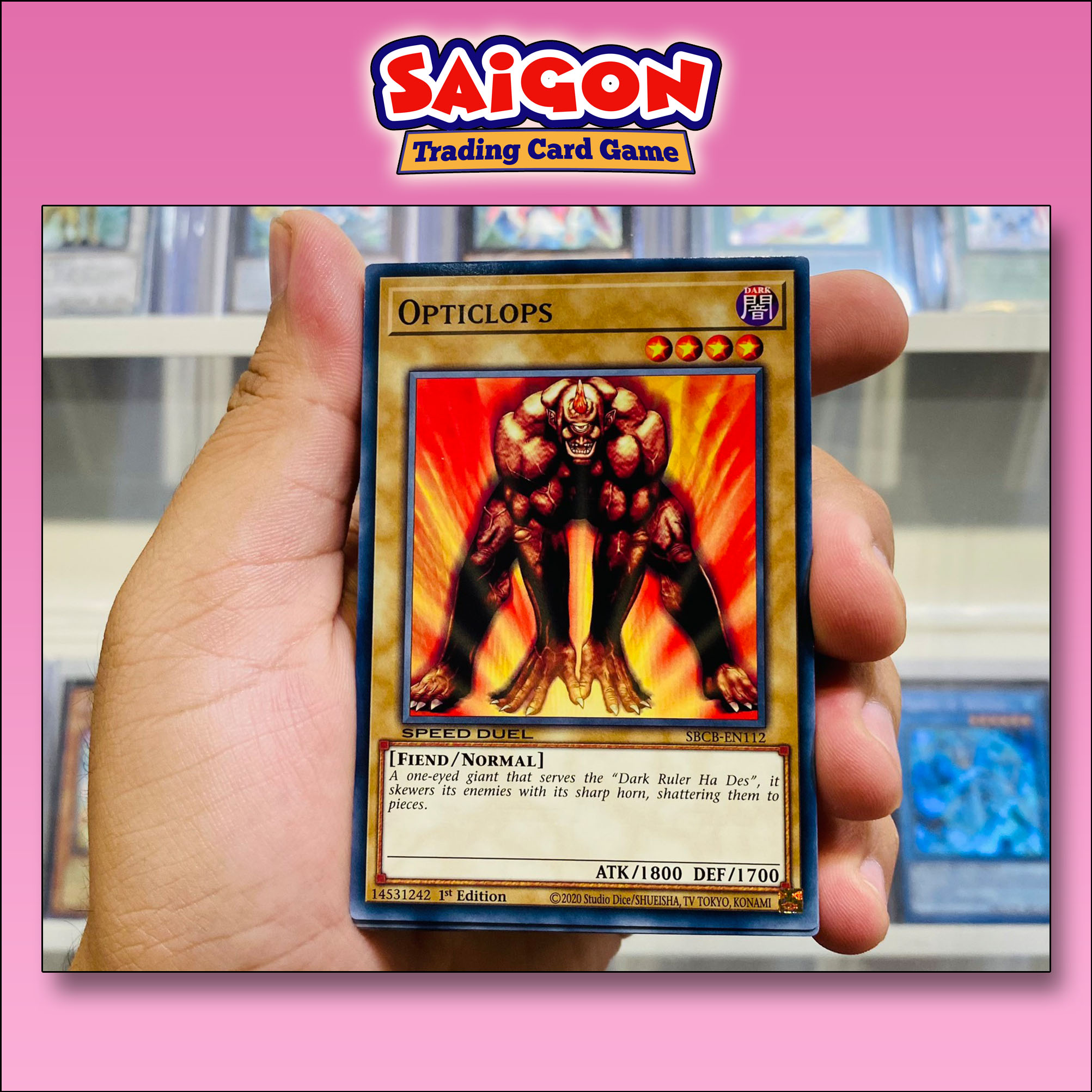 Thẻ bài yugioh mã sbcb-en112 - opticlops - common - 1st edition