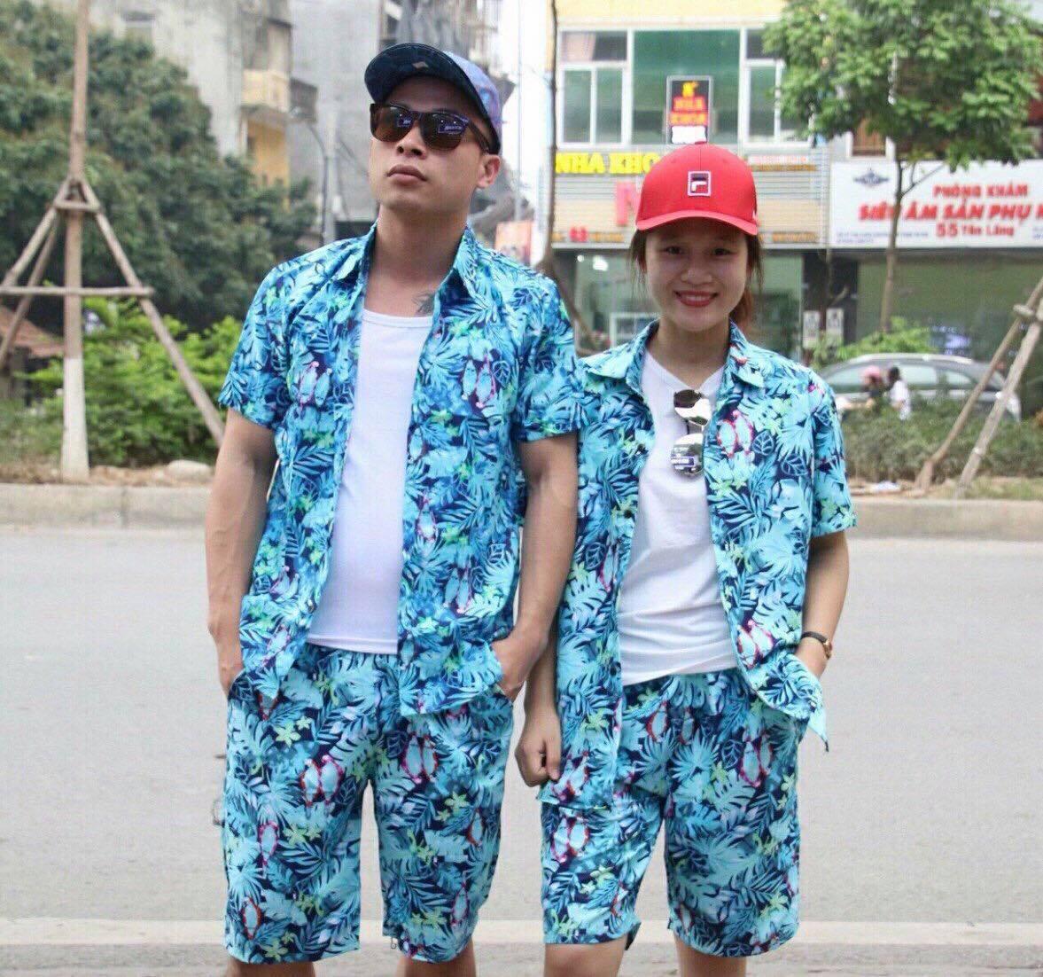 [HCM]BỘ QUẦN ÁO HỌA TIẾT HOA LÁ ĐI BIỂN THỜI TRANG CAO CẤP LULY FASHION L1895