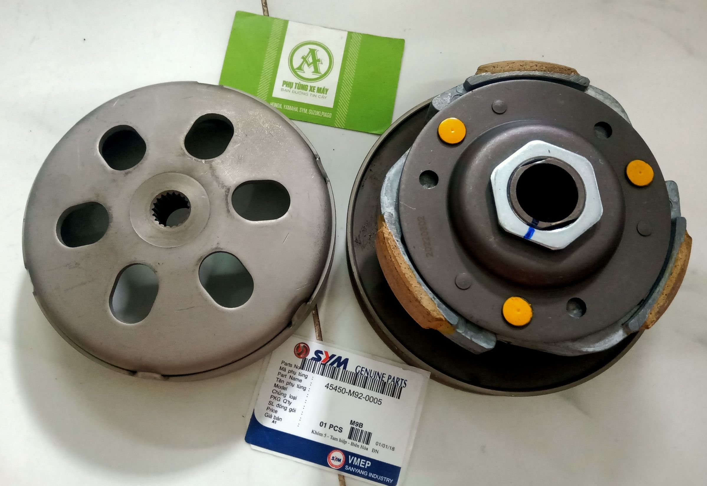 Full bộ nồi sau xe Attila / Elizabeth