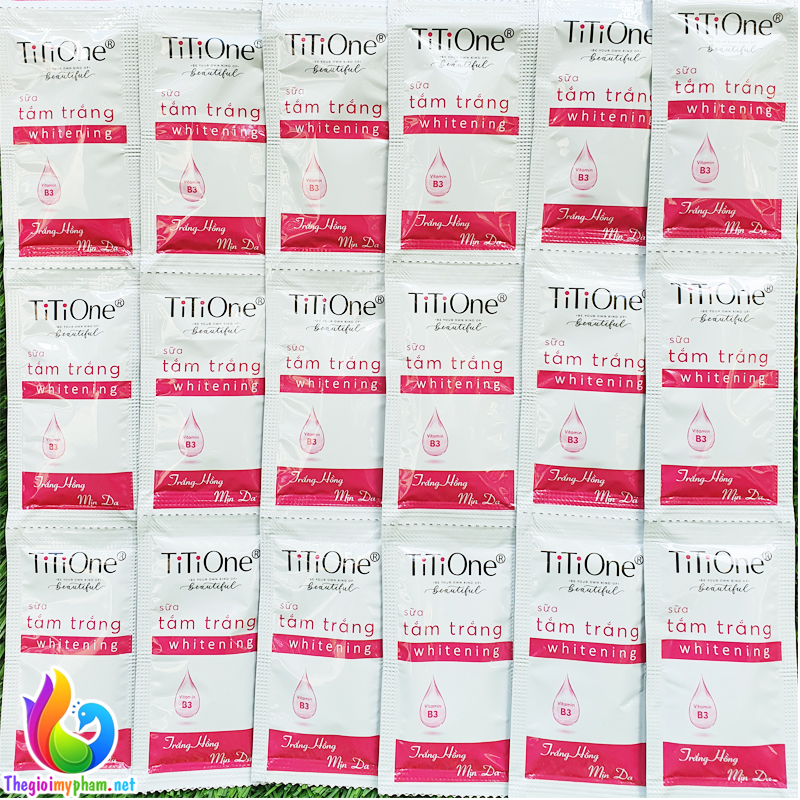 Combo 3 Gói Sữa Tắm Trắng Da Titione(3x6g)