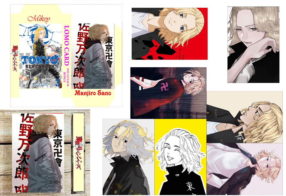 Hộp ảnh lomocard Mikey Manjiro Sano-Tokyo Revengersset 30 tấm ảnh khác nhau