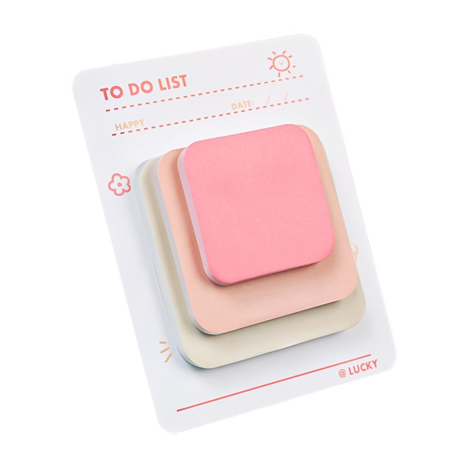 Set 90 tờ giấy note, giấy ghi chú 3 tông màu/set