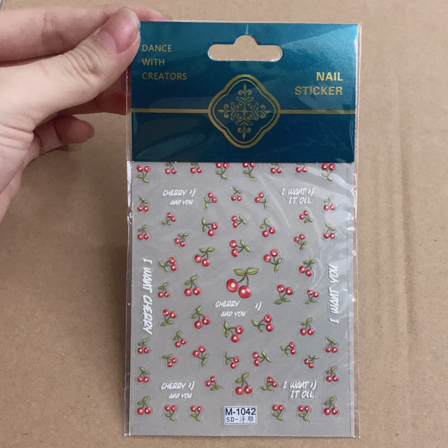 Sticker Dán Móng 5D Mẫu Trái Cây 2 - Mini Nails