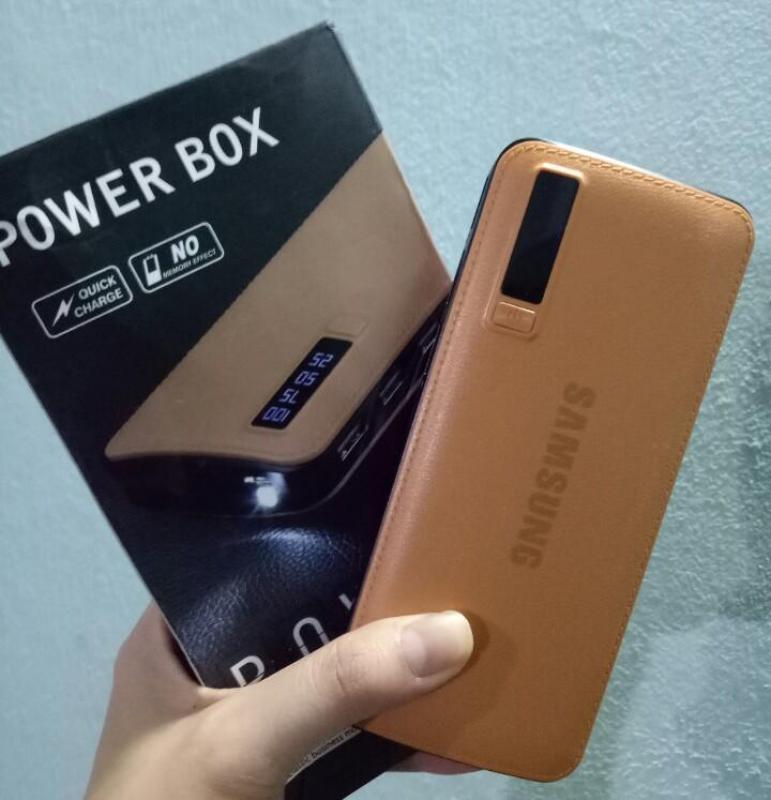 Giá SẠC CỰC NHANH - SẠC DỰ PHÒNG SAMSUNG LCD GIẢ DA 30000MAH CAO CẤP - BẢO HÀNH 1 ĐỔI 1