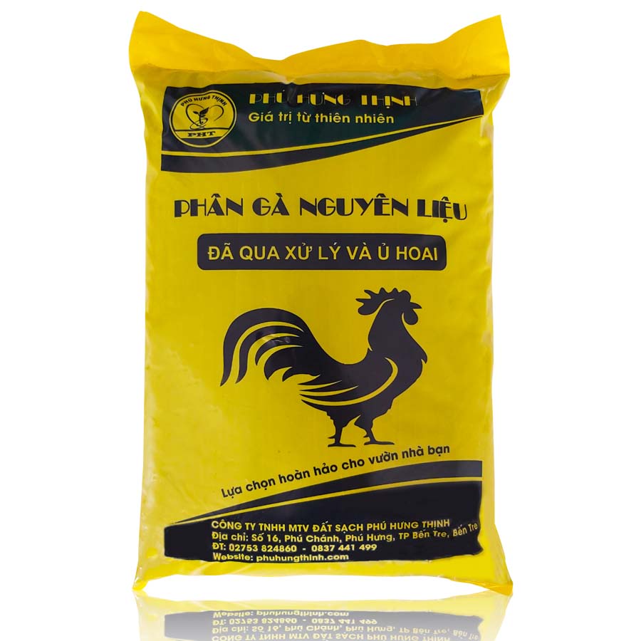 Phân gà đã qua xử lý, hoai mục, không mùi (4 kg)