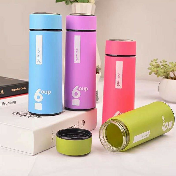 Bình đựng nước thủy tinh bọc nhựa (450ml)