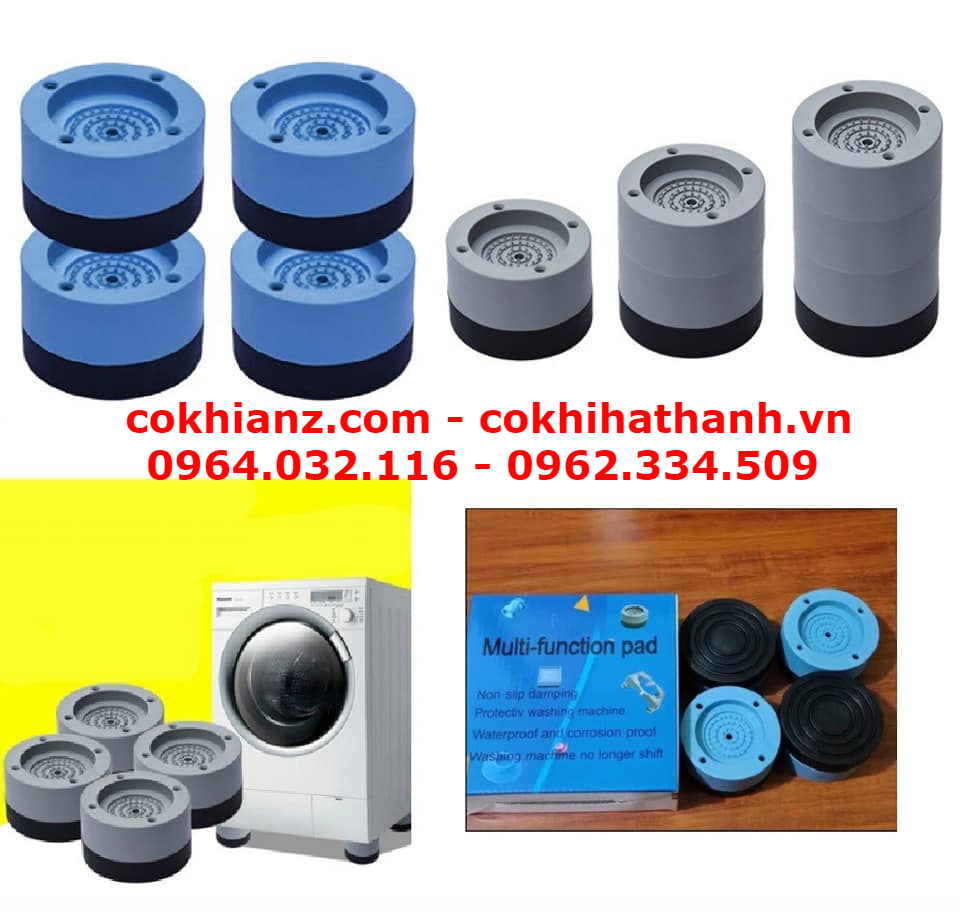 SÉT 4 CHÂN KÊ MÁY GIẶT TỦ LẠNH ĐA NĂNG