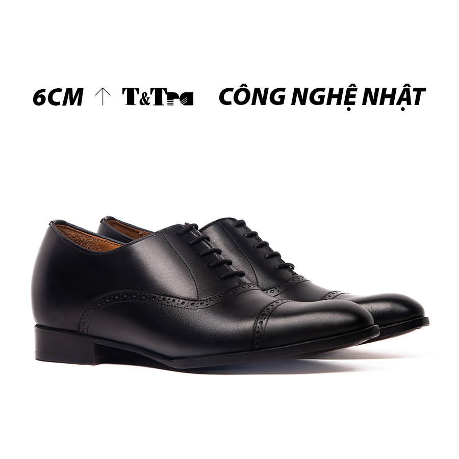 Shoes height increasing men t&tra n301 black