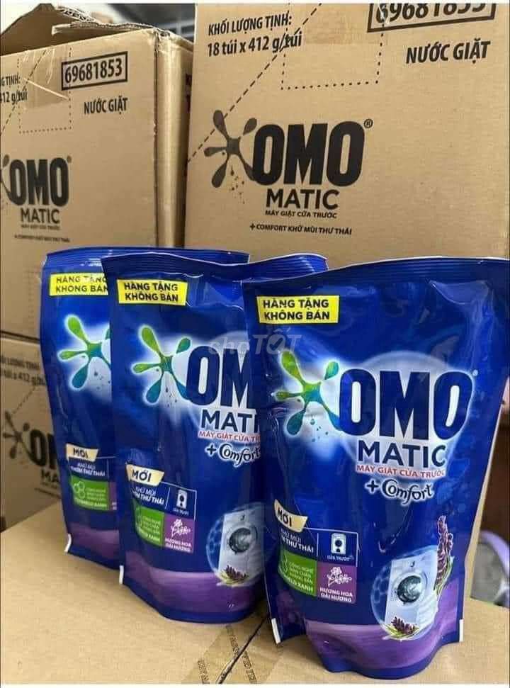 Combo 2 Nước Giặt OMO Matic Cửa Trước 412g