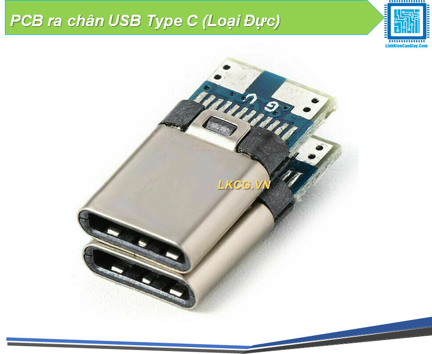 [FreeShip] PCB ra chân USB Type C (Loại Đực)