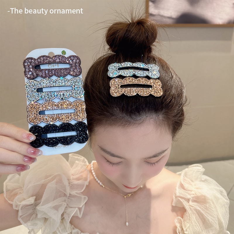 Kẹp Tóc Đính Đá Sang Trọng Cho Nữ