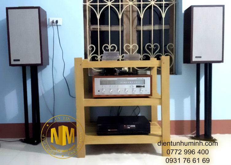 Chân để loa - đế loa bằng sắt Màu Đen 3Tấc