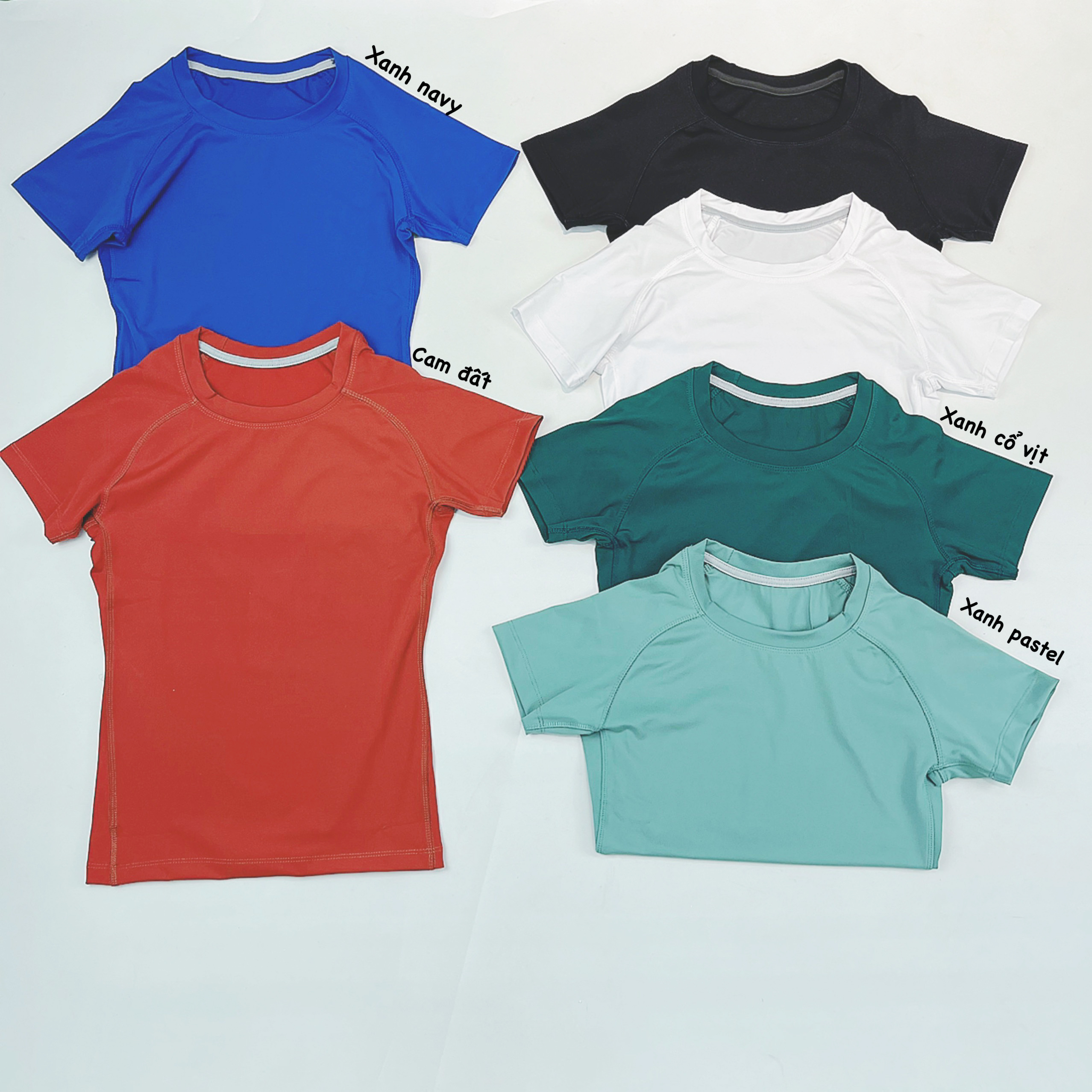 [HCM]Áo Tập Gym Ôm Body Trơn Basic