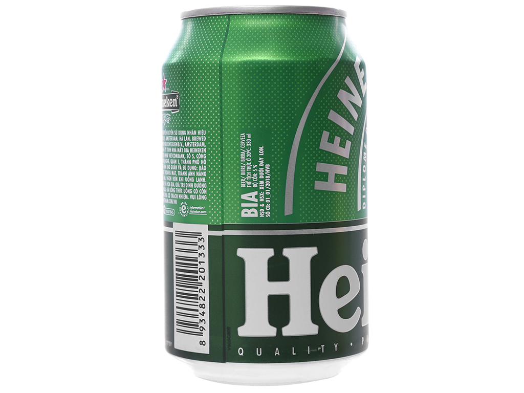 Thùng Bia Heineken 24 Lon Thường (330ml / Lon)
