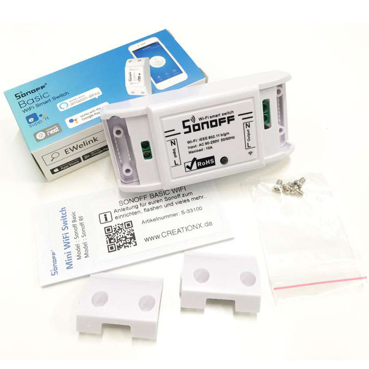 Công tắc thông minh điều khiển từ xa qua mạng wifi sonoff basic