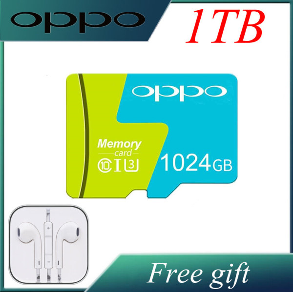 Ready Authentic OPPO 1024GB 1TB Memory Micro SD Card XC Class 10 1024G 1T + Headset
