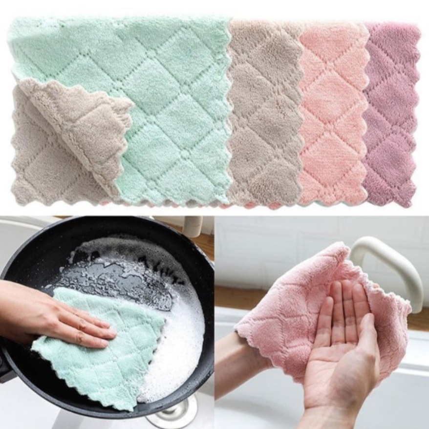 Combo 5 Khăn Lau Đa Năng Siêu Thấm Hút