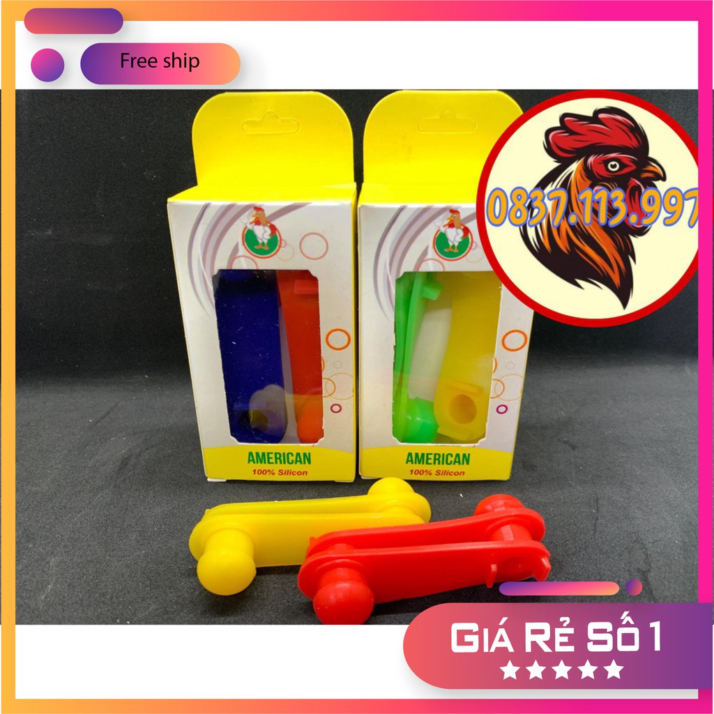 BỊT CỰA CAO SU SIÊU BỀN CHO GÀ ĐÁ 4 CÁI