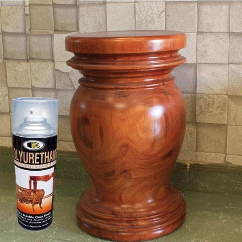 sơn xịt bóng gỗ PU POLYURETHANE- Trong mờ