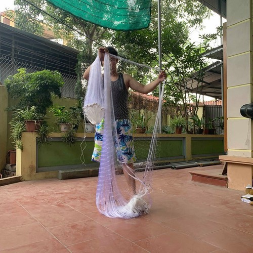 lưới đánh cá thái lan xịn 1 màn cước 20 dài 75m chuẩn