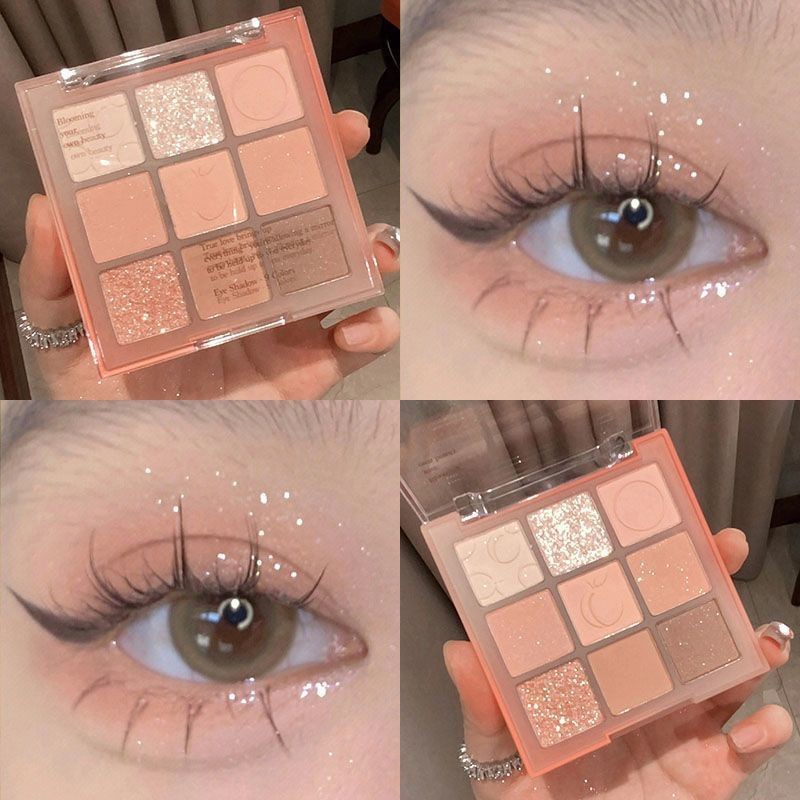 Bảng phấn mắt 9 màu dikalu tone nude loại mới hàng nội địa trung