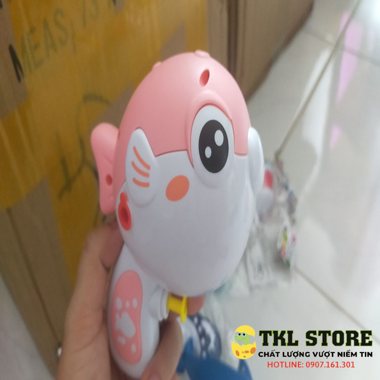 Đồ chơi phun nước hình cá mập, cá nóc cho bé