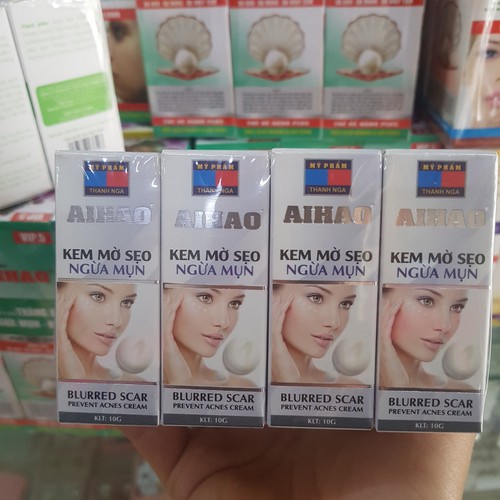 Kem mờ sẹo ngừa mụn aihao 10g