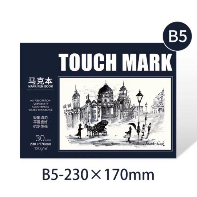 Combo 3 quyển sổ vẽ cho bút Touch mark ( CB-Shop)