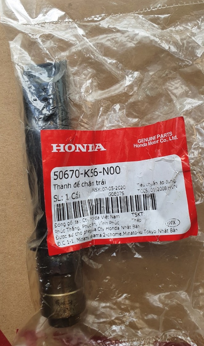 BÁT SẮT GÁC CHÂN TRÁI HONDA WINNER