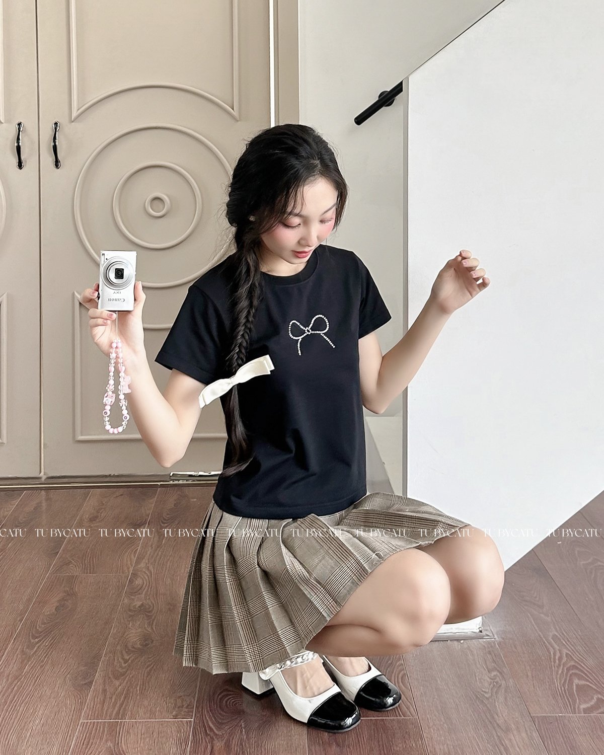 TUBYCATU | Crystal Bow TShirt