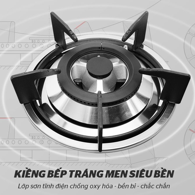High leg-2 pieces-solid thick cover gas stove hooks