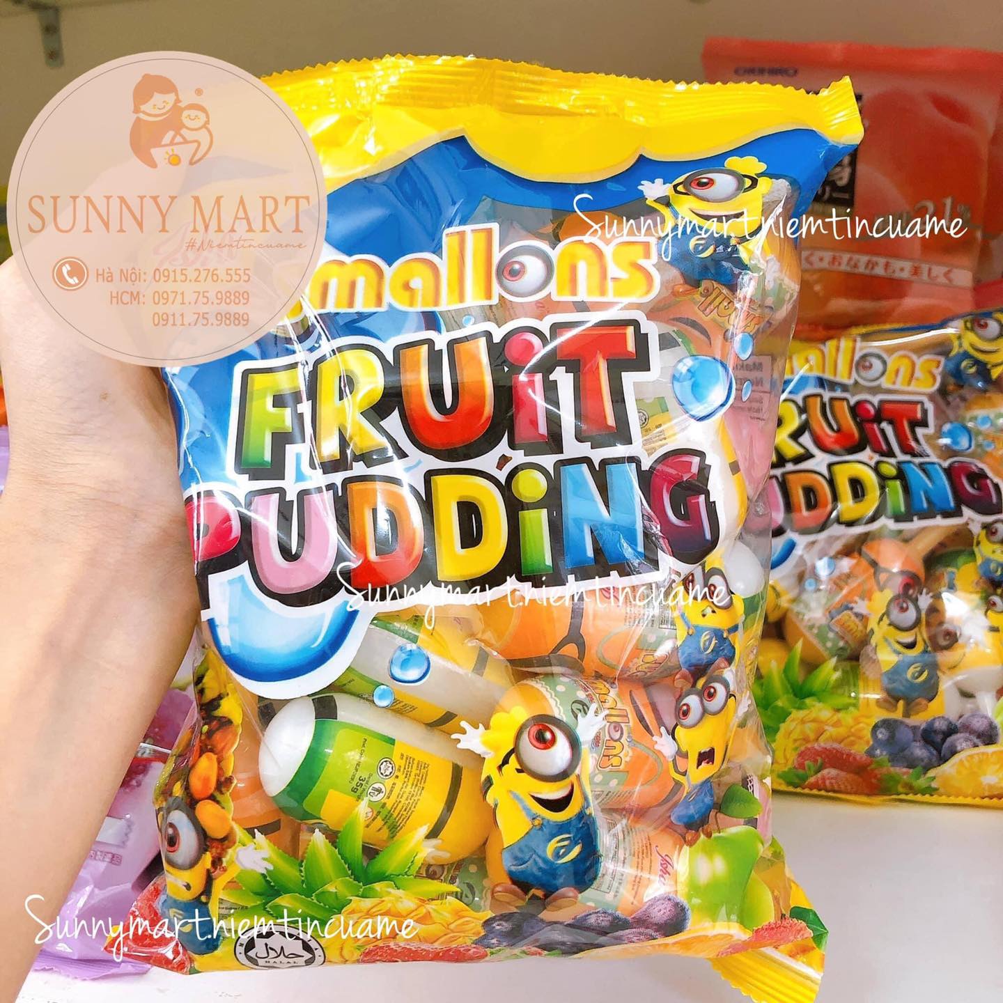 Thạch Trái Cây FruitPudding smallons Minions - Pappe Pige Cho Bé