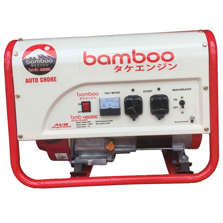 Máy Phát Điện Chạy Xăng 3.5kw Bamboo 4800E